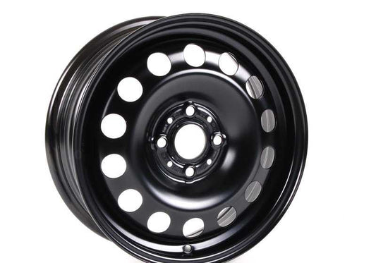 Llantas de acero negras Styling 12 5.5x15 ET45 OEM 36111511414 para MINI R50 Cooper/One. Compatible con modelos 2001–2006. Recambio original MINI. Ideal para invierno o rueda de repuesto.