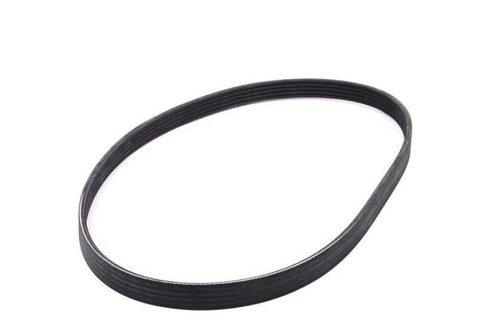 Correa de accesorios (poly V) OEM 11281433948 para BMW E46. Original BMW.