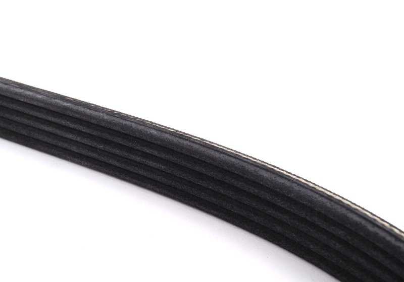 Correa de accesorios (poly V) OEM 11281433948 para BMW E46. Original BMW.