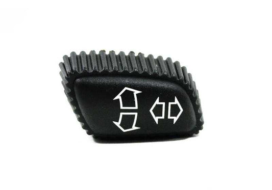 Botón ajuste respaldo asiento delantero izquierdo OEM 61311379367 para BMW E36, E34, E39, E24, E32, E38. Recambio original BMW.
