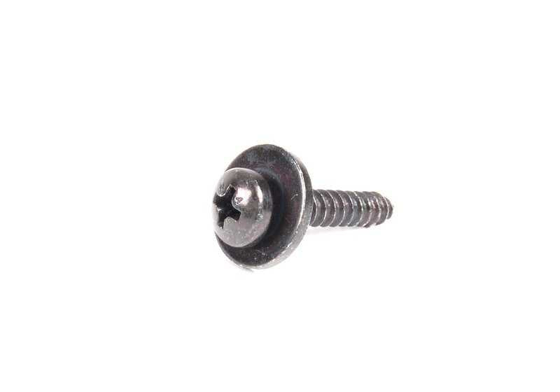 Tornillo OEM 07119907750 con arandela para BMW E30, E36, Z3. Original BMW.