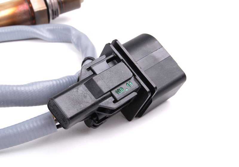 Lambda probe, gray for BMW 5 Series E60, E61 6 Series E63, E64 7 Series E65, E66 (OEM 11787521705). Genuine BMW.