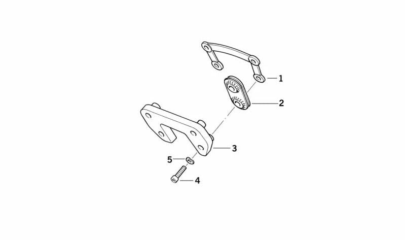 Apoyo OEM 62211456019 para motos BMW K 75 RT, K 75 S, K 100 LT, K 100 RT... y más. Original BMW Motorrad.