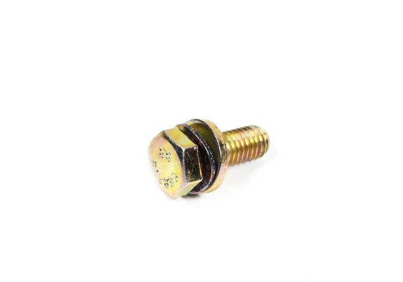 Tornillo hexagonal con arandela para BMW E30, E34, E23, E32, E31 (OEM 07119915018). Original BMW