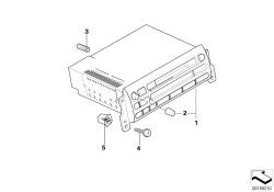 Botón de control OEM 65129127000 para MINI R50, R53, Cabrio R52. Original MINI.