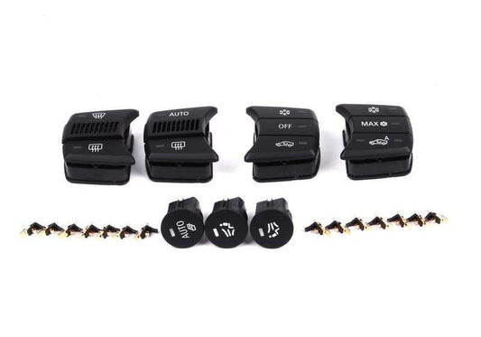 Juego de botones del mando a distancia OEM 61319250197 para BMW E60, E61, E63, E64. Original BMW.