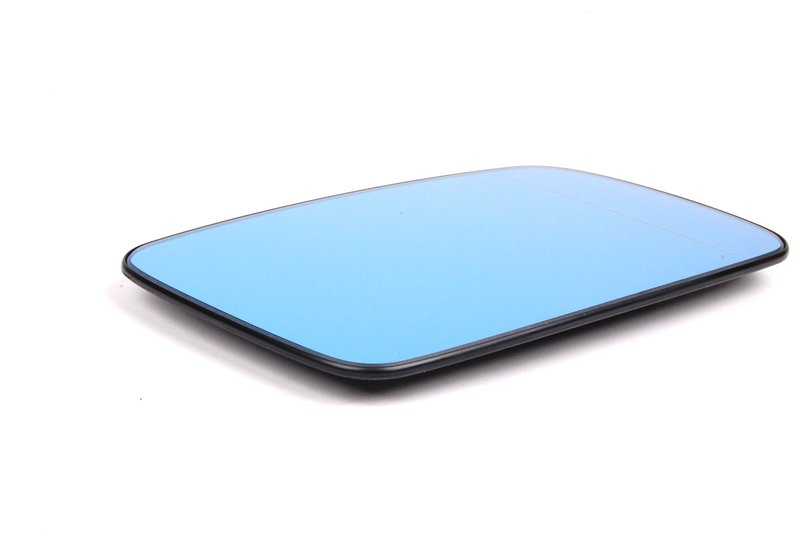 Cristal de espejo retrovisor gran angular izquierdo OEM 51168247129 para BMW E46. Original BMW.