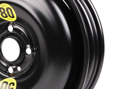 Rueda de emergencia (galleta) de acero OEM 36111509164 para MINI R50, R52, R53, R55, R56, R57, R58, R59. Compatible con varios modelos. Original MINI y BMW.