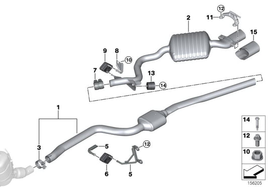 Amortiguador de vibraciones OEM 18307795604 para BMW E81, E87, E90, E91, E92, E93, E84. Compatible con motores diésel N47. Pieza original BMW.