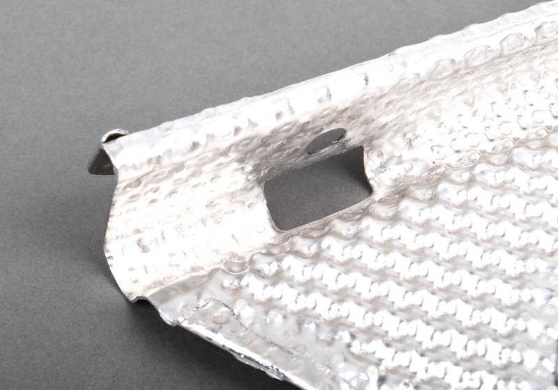 Right thermal insulator OEM 51487033726 for BMW E60, E60N, E61, E61N, E63, E63N, E64, E64N. Original BMW.