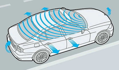 Sistema de alarma OEM 65752460077 para BMW 5' F07 GT, F10, F11, F07 GT LCI, F10 LCI, F11 LCI... y más. Original BMW.