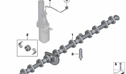 Eje excéntrico OEM 11377589883 para BMW E82, E88, F20, F21, F22, F23, F87, E90, E91, E92, E93, F30, F31, F34, F35, F80, F32, F33, F36, F82, F83, F07, F10, F11, F18, F06, F12, F13, F01, F02, E84, F25, F26, E70, F15, E71, F16. Original BMW.