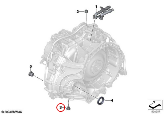 OEM 28005A41030 Ölkappenschraube für BMW F70, U06, U11, U12, U10, F65, F66, U25. Original BMW.