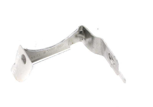 Soporte izquierdo para cubrecarter OEM 51718202967 para BMW E39 535i y 540i con cambio automático. Compatible con modelos fabricados entre 1996 y 2003. Pieza original BMW.