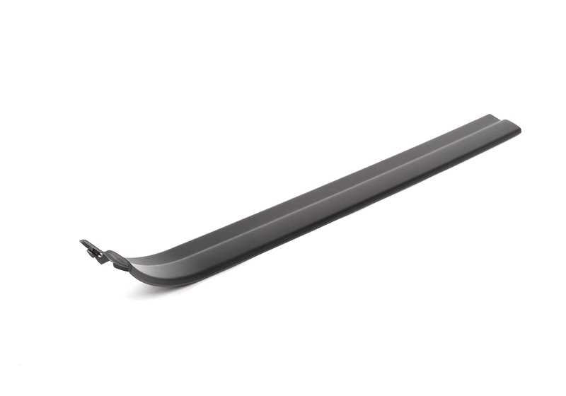 Embellecedor de entrada delantero derecho negro OEM 51478254290 para BMW X5 E53 (1999-2006). Original BMW.