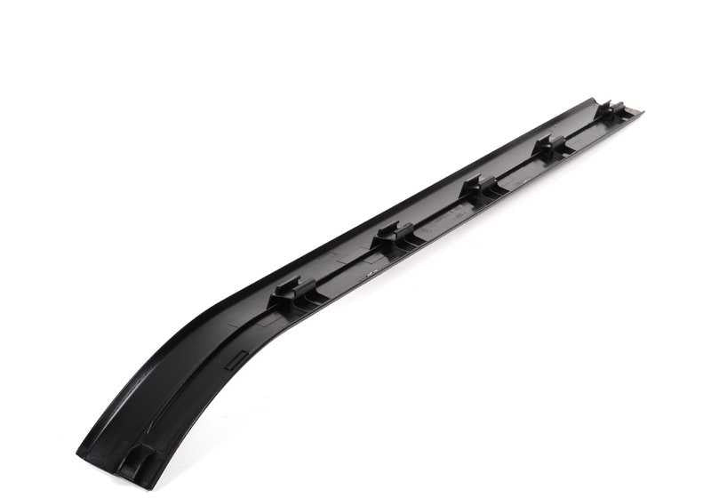 Embellecedor de entrada delantero derecho negro OEM 51478254290 para BMW X5 E53 (1999-2006). Original BMW.