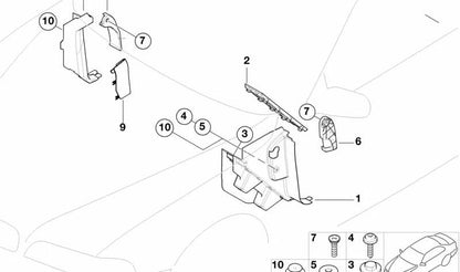 OEMA OPENING LEVER 51438408157 FOR BMW X5 E53. Original BMW.