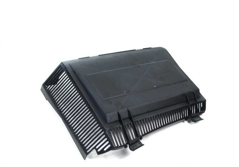 Tapa izquierda del filtro de microfiltro OEM 64318379627 para BMW E39. Pieza original BMW.