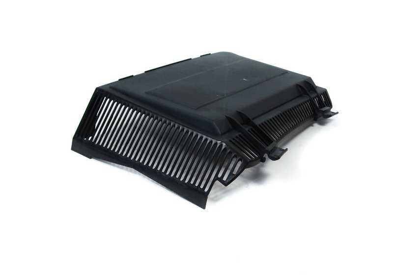 Tapa izquierda del filtro de microfiltro OEM 64318379627 para BMW E39. Pieza original BMW.