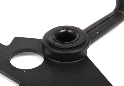 Soporte con casquillo izquierdo OEM 63178383009 para BMW E36, E46, Z3. Original BMW.