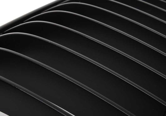 Parrilla decorativa M Performance negra izquierda OEM 51712158985 para BMW E92, E92 LCI, E93, E93 LCI. Original BMW.