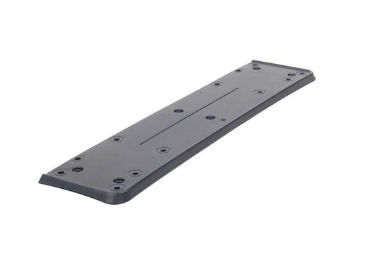 Soporte para matrícula imprimado OEM 51117897271 para BMW E60, E60N, E61, E61N. Pieza original BMW. Ideal para sustituir la base de la matrícula delantera dañada o deteriorada.