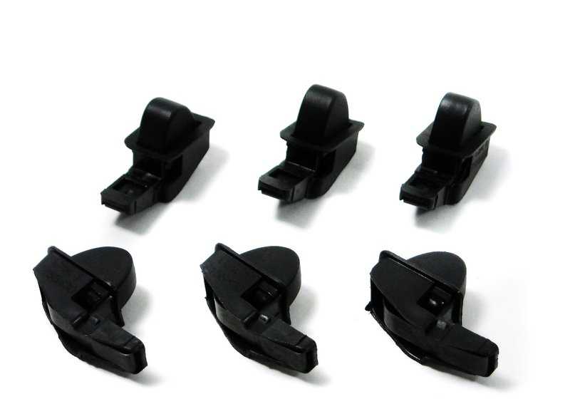 OEM 51169111091 clamping pieces for BMW X5 E53 (1998–2006). Original BMW.