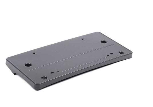 Soporte de matrícula M imprimado OEM 51137205847 para BMW X5 E70 y X6 E71. Pieza original BMW.