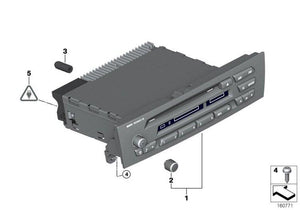 Radio-Lautstärketaste für BMW E90 E91 E92 E93 E81 E82 E84 E87 E88 E89. Original-Ersatzteile