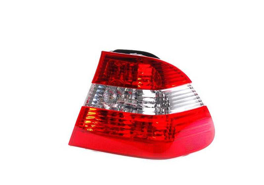 Piloto trasero derecho blanco OEM 63216946536 para BMW Serie 3 E46 (todos los modelos compatibles). Original BMW.