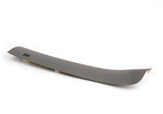 Tapa interior pilar A derecho (gris cielo) OEM 51437066516 para BMW E60, E60N, E61, E61N. Recambio original BMW.