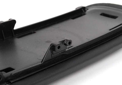Apoyabrazos consola central cuero Panther Black OEM 51166954289 para MINI R50, R53, Cabrio R52. Original MINI.