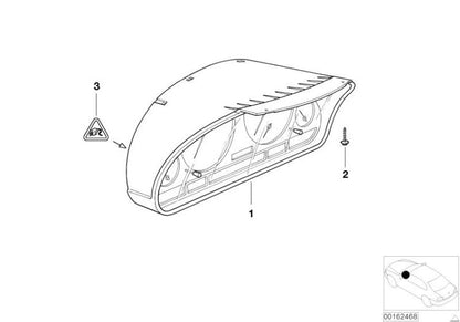 Combinación de instrumentos OEM 62116985643 para BMW Serie 3 E46 (316, motores M43 y N42, 1998-2004). Original BMW.