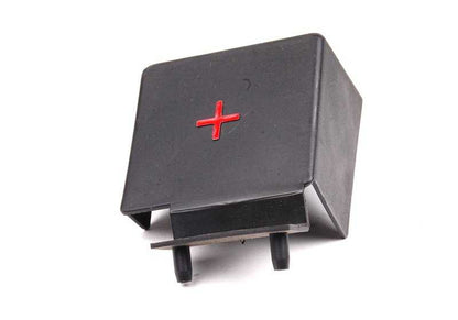 Tapa soporte cable de batería OEM 12421288413 para BMW E30. Recambio original BMW.