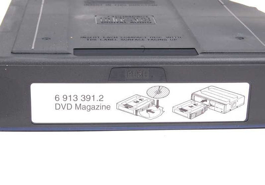 Revistero de CD para cambiador de DVD para BMW E65, E66 (OEM 65126913391). Original BMW.