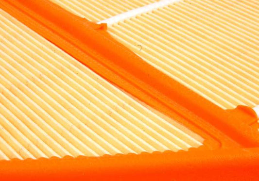 Elemento do filtro de ar esquerdo para BMW E60, E61N, E63, E64 (OEM 13727834715). BMW original.