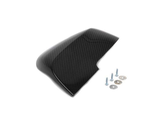 Tapa de retrovisor exterior M Performance carbono izquierdo OEM 51162211905 para BMW Serie 1 F20, F21; Serie 2 F22, F23; Serie 3 F30, F31; Serie 4 F32, F33; X1 E84... y más. Original BMW.