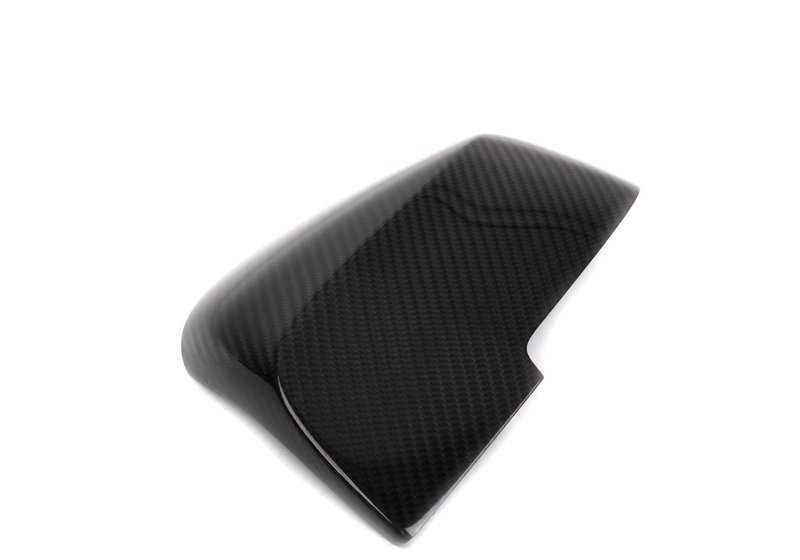 Tapa de retrovisor exterior M Performance carbono izquierdo OEM 51162211905 para BMW Serie 1 F20, F21; Serie 2 F22, F23; Serie 3 F30, F31; Serie 4 F32, F33; X1 E84... y más. Original BMW.
