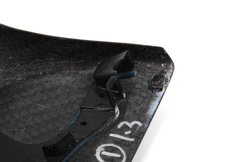 Tapa de retrovisor exterior M Performance carbono izquierdo OEM 51162211905 para BMW Serie 1 F20, F21; Serie 2 F22, F23; Serie 3 F30, F31; Serie 4 F32, F33; X1 E84... y más. Original BMW.
