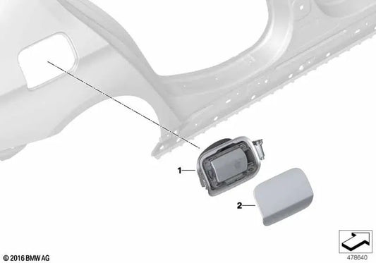Abdecktopf for BMW G30, G30N (OEM 51177391833). Genuine BMW.