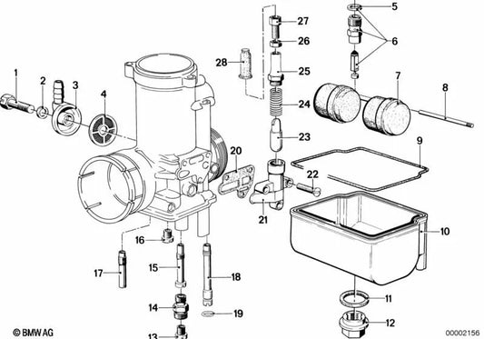 Ventilkörper für BMW F07, F10, F11, F06, F12, F13, F01N, F02N (OEM 13111261355). Original BMW
