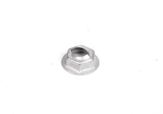 Tuerca con reborde OEM 07149182597 para BMW E36, E39, F12, F13, Z3, E52. Compatible con múltiples componentes interiores y exteriores. Original BMW.