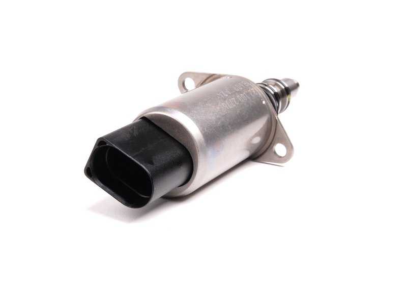Válvula magnética OEM 11367841072 para BMW E60, E61, E63, E64 M5 y M6 con motor S85. Compatible con modelos con cambio manual y tracción trasera. Original BMW.