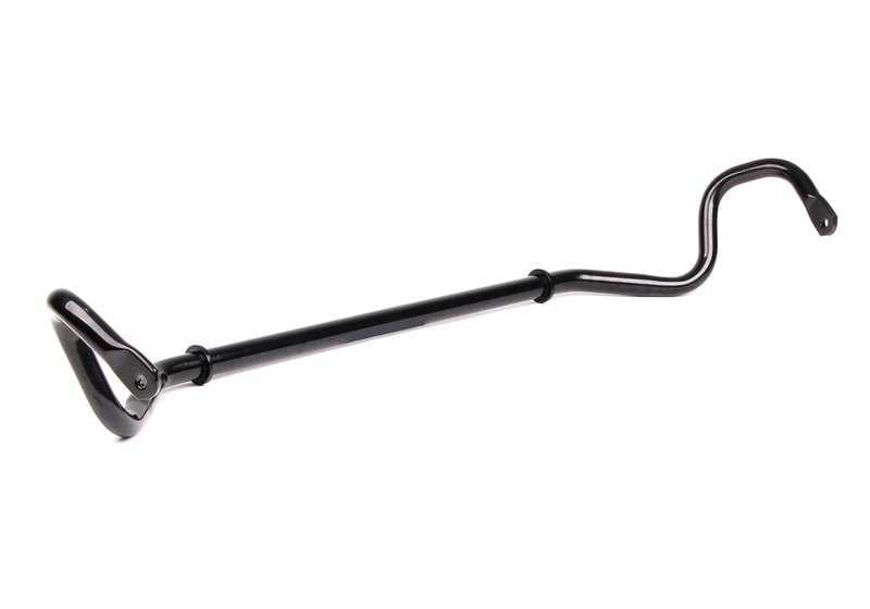 Barra estabilizadora delantera OEM 31352283515 para BMW E82 M Coupé, E90 M3, E92 M3. Diámetro 26,5 mm. Compatible con versiones manuales y propulsión trasera. Original BMW.