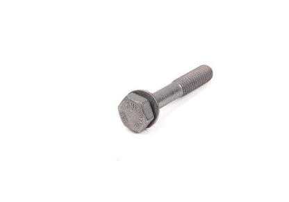 Hex bolt with washer for BMW E21, E30, E36, E12, E28, E34, E39, E24, E23, E32, E38, E31 (OEM 24111217130). Genuine BMW.