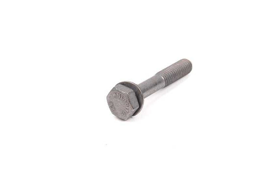 Hex bolt with washer for BMW E21, E30, E36, E12, E28, E34, E39, E24, E23, E32, E38, E31 (OEM 24111217130). Genuine BMW.