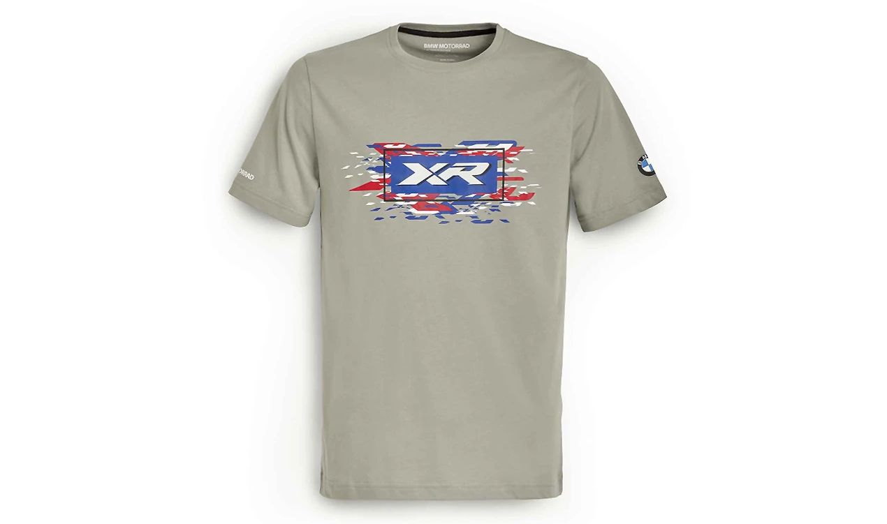 Camiseta gris talla XS S 1000 XR OEM 76617923096 válida para BMW. Original BMW Motorrad.