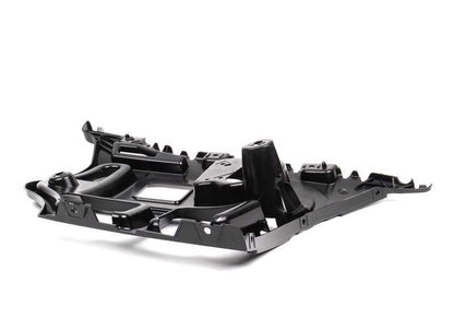 Guía lateral izquierda del parachoques OEM 51127202667 para BMW E90, E90N. Pieza original BMW.