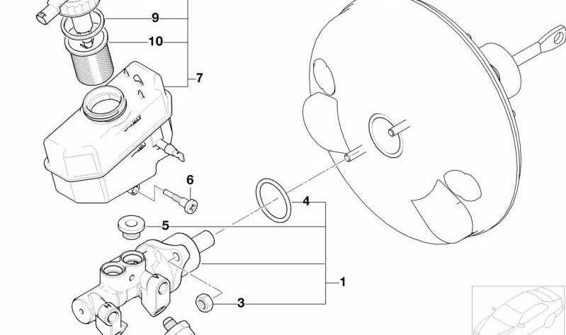 Befestigungsschraube für BMW E46, F90, G30, G31, G38, G32, G12, G12, F97, G01, G08, F98, G02, E89 und Mini R50, R52, R53 (OEM 34336781283). Original BMW