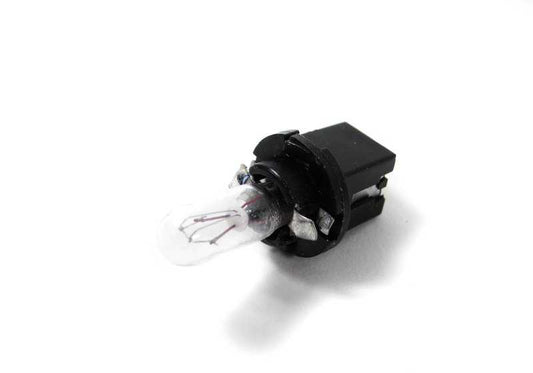 Bombilla 12V 1,2W OEM 62111391777 para BMW E34, E31, Original BMW. Ideal para iluminación interior o cuadro de instrumentos. Compatible con múltiples versiones de Serie 5 y Serie 8.